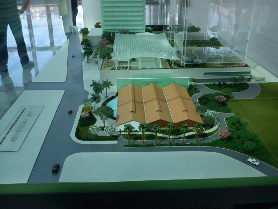 Praça Frei Cosme Ballmes - Maquete do complexo PETROBRAS