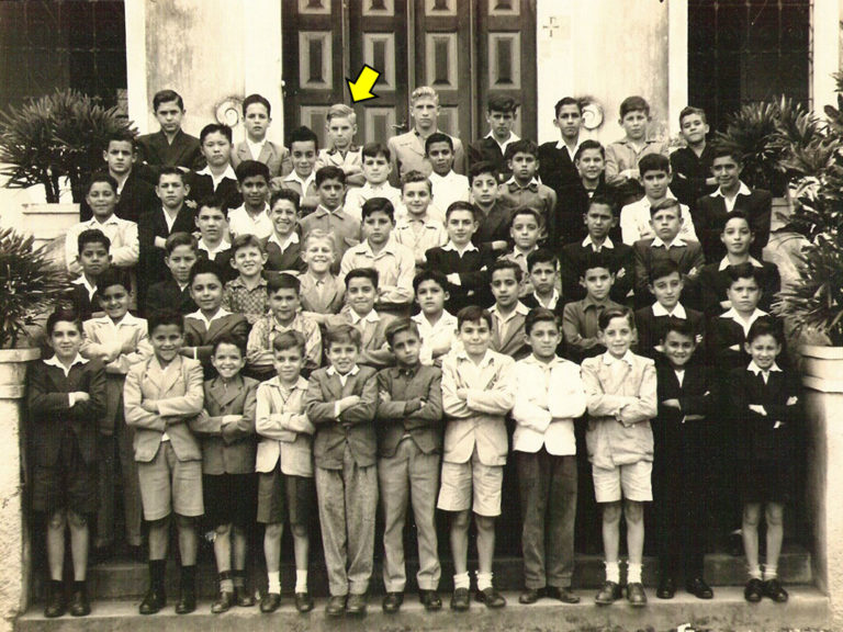 Guaratinguetá 1955: Johannes é o 3.º da esquerda para a direita, na fila superior.