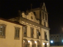 O Santuário do Valongo na noite da Missa.