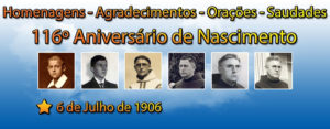 116º Aniversário de Nascimento de Frei Cosme Ballmes, OFM – ✰ 6 de Julho de 1906